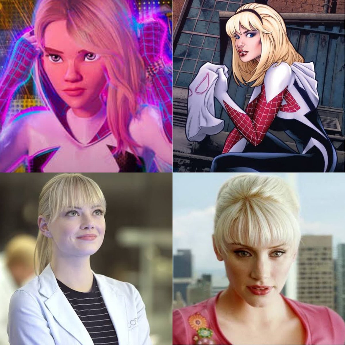 VEREMOS A SUS VARIANTES 👀 #PhilLord y #ChristopherMiller adelantaron que en #SpidermanBeyondTheSpiderverse veremos variantes del multiverso de #GwenStacy y no solo a la #SpiderGwen que ya conocemos 🕷️