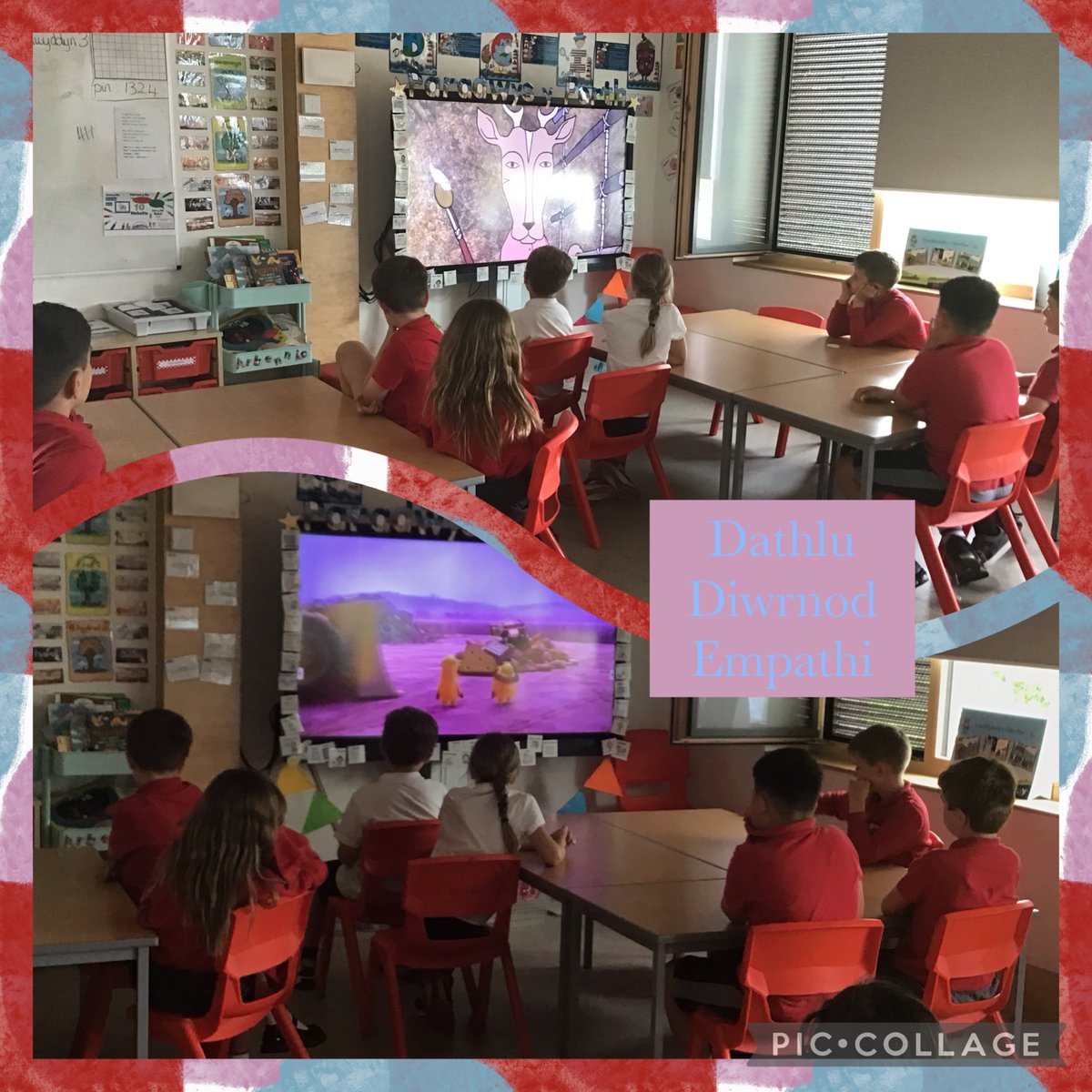 ParcyTywyn's tweet photo. Trrafododd Blwyddyn 3 teimladau ac emosiynau Yn enwedig beth ydy empathi. Gwyliodd y dosbarth clipiau fideo sy’n helpu dangos ac esbonio empathi ar waith. @EmpathyLabUK #pyt #pod2 #blw3 #iechydalles #iachhyderus https://t.co/EDrW3TO9c6