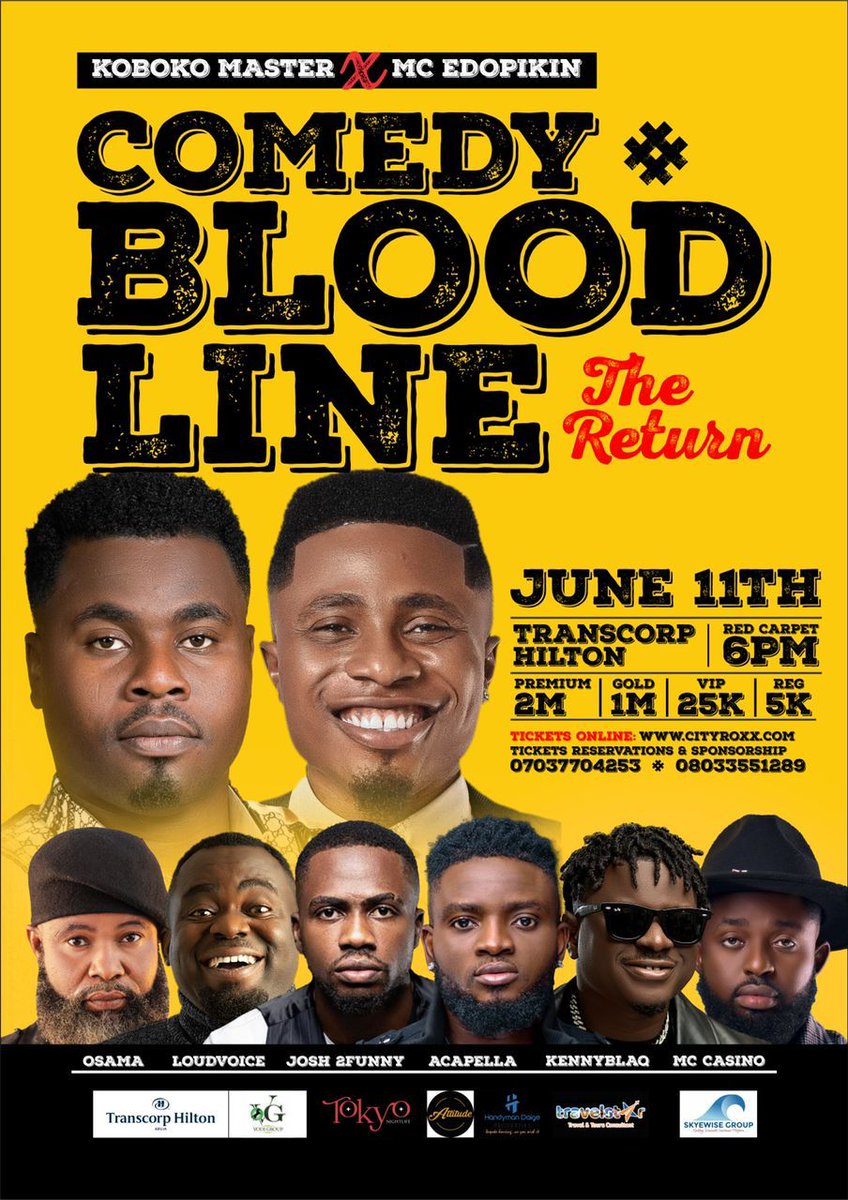 InsideMarket_'s tweet photo. Brace yourself and get ready for a time of excitement with @mcedopikin π₯π₯π₯
Check poster for ticket info!
#insidemarket #comedy #entertainment #edopikin #funny #tgif https://t.co/RUzjVrCmhV