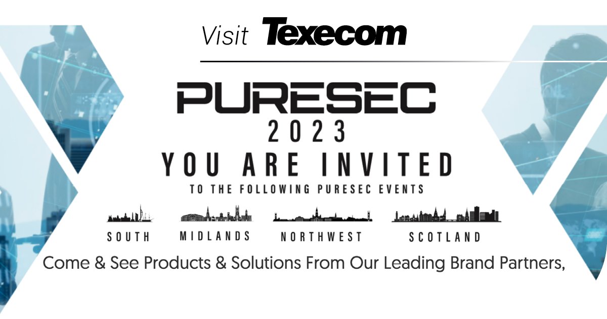 Join Regional Sales Manager Mark Bennett as he showcases our Digital Services, Midnight Black and Capture Remastered ranges at the Bolton Stadium Hotel on 20th June from 9am - 4pm.

Find out more at bit.ly/3OVWMO9

#PureSec #intruderdetection #securitysolutions