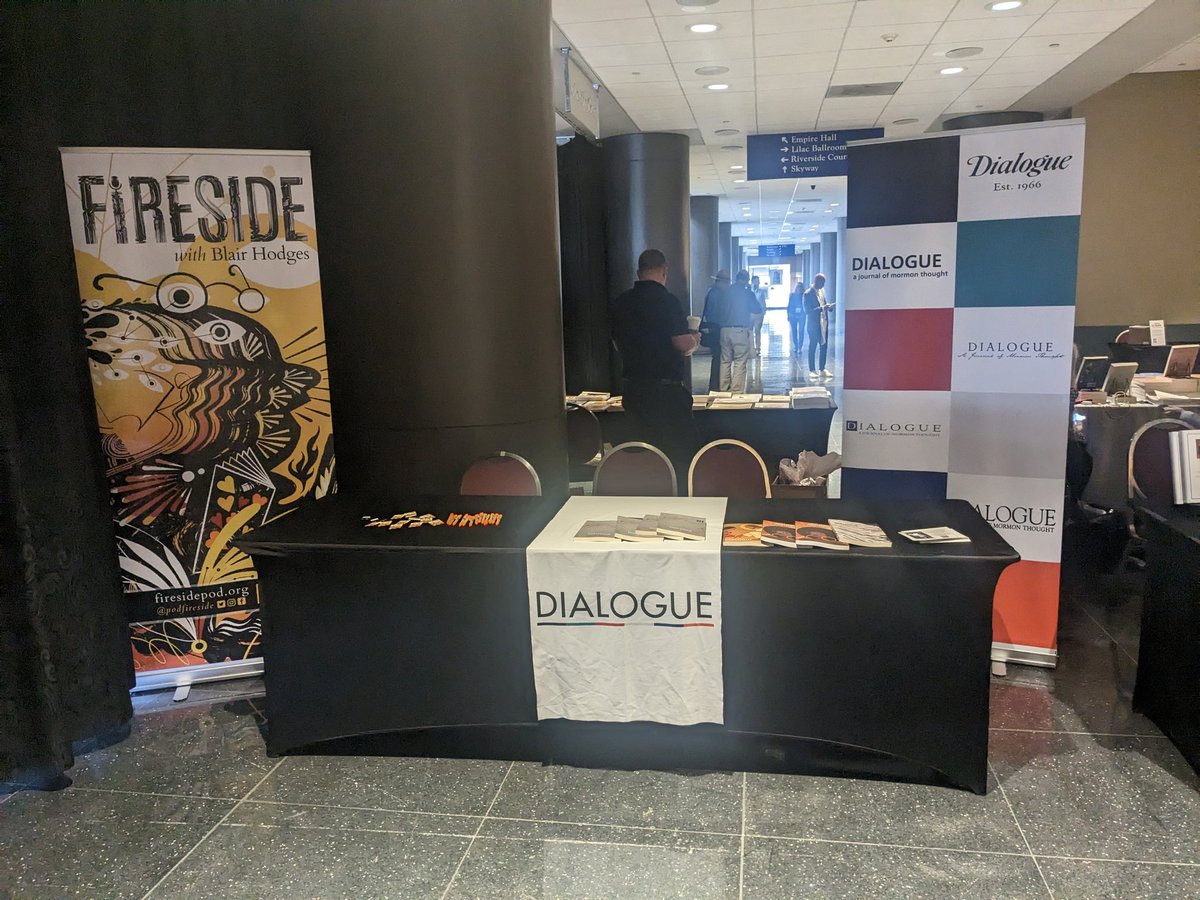 Dialogue: A Journal of Mormon Thought (@dialoguejournal) on Twitter photo We're at #mha2023 and delighted to be so near <a href="/podfireside/">Fireside with Blair Hodges🎙🔥</a>, a member of our podcast network. Come say hi! We're at #mha2023 and delighted to be so near <a href="/podfireside/">Fireside with Blair Hodges🎙🔥</a>, a member of our podcast network. Come say hi!
