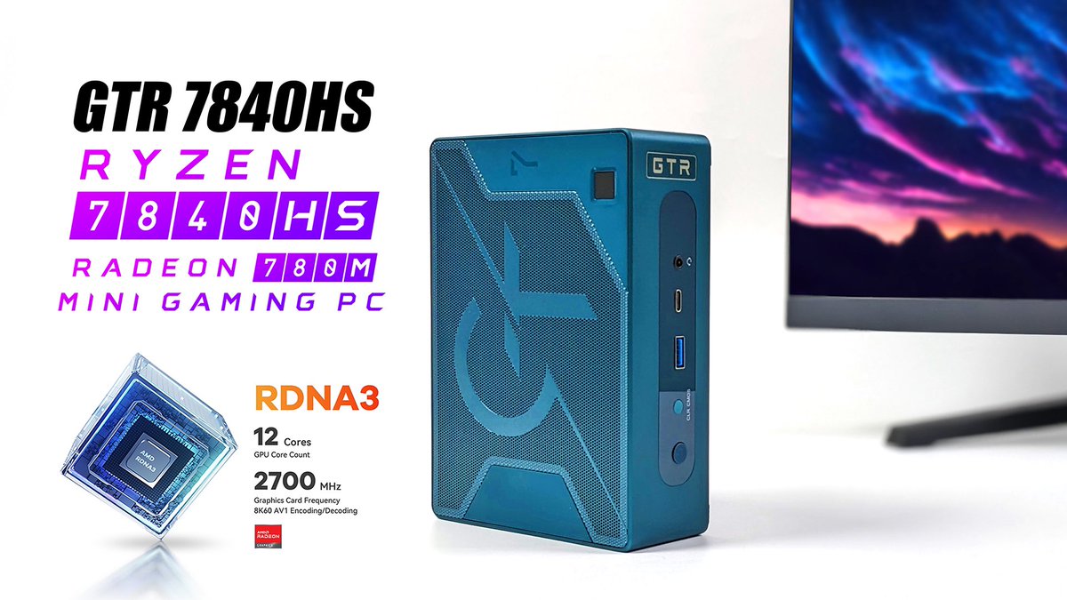 theetaprime's tweet photo. This All New Ryzen 7840HS Mini PC Is So Fast! Beelink GTR7 ZEN4 Hands-On #minipc #7840hs #ryzen @Beelinkofficial 
https://t.co/dRtbmASnQM https://t.co/al4hGmU07Z