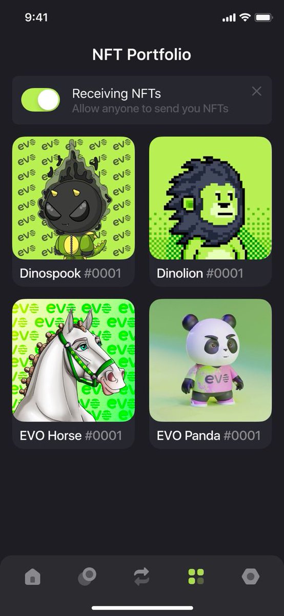 EVO Wallet / Aptos (@evowalletaptos) on Twitter photo What's your fav NFT out of these ones? 👀
<a href="/SpooksLabs/">SPOOKS 🔥</a>
<a href="/AbelLionsAPT/">AbelLionsAPT</a>
@arkle_nft
<a href="/PandasAwakening/">The Panda's Awakening (Minting 🔜)</a>
Vote in the comments⤵️
Check them out in the evowallet.app 🎉 What's your fav NFT out of these ones? 👀
<a href="/SpooksLabs/">SPOOKS 🔥</a>
<a href="/AbelLionsAPT/">AbelLionsAPT</a>
@arkle_nft
<a href="/PandasAwakening/">The Panda's Awakening (Minting 🔜)</a>
Vote in the comments⤵️
Check them out in the evowallet.app 🎉