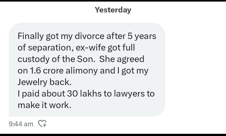 #mentoo #ABLANARI #niruparoy #fakecases #womenempowerment #legalterrorism #legalextortion #498A #dowrylawmisuse #Feminism #toxicfeminism #feminazi @IndiaMeToo #fraudwatch #blackmail #genderequality #GenderBiasedLaws #crimebywomen #CrimeHasNoGender @NCWIndia @MinistryWCD @MLJ_GoI