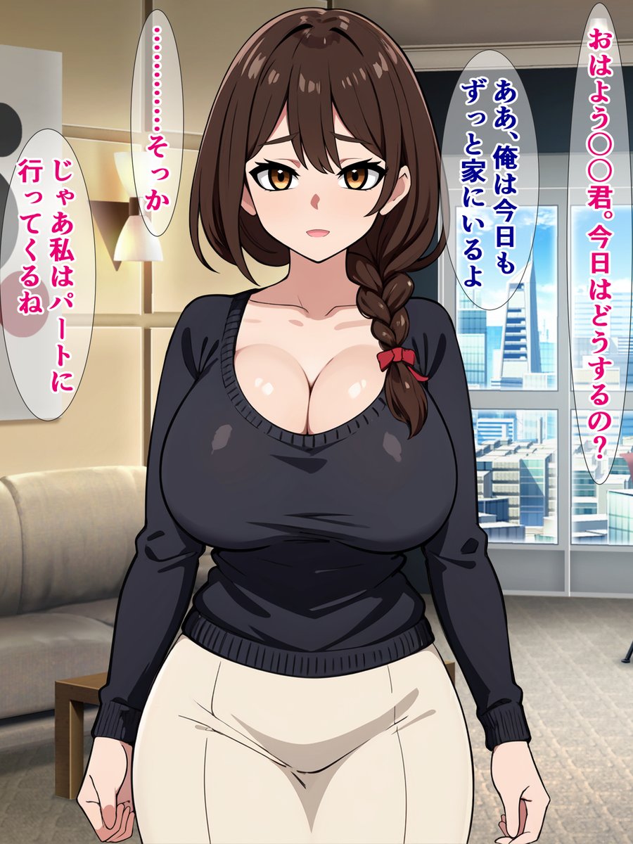 pixivFANBOXで40枚程度)隣から聞こえてくるえげつないオホ声の正体が妻なわけないを公開しました! https://t.co/tK5HtGqDoP https://t.co/nXVMsuI13r