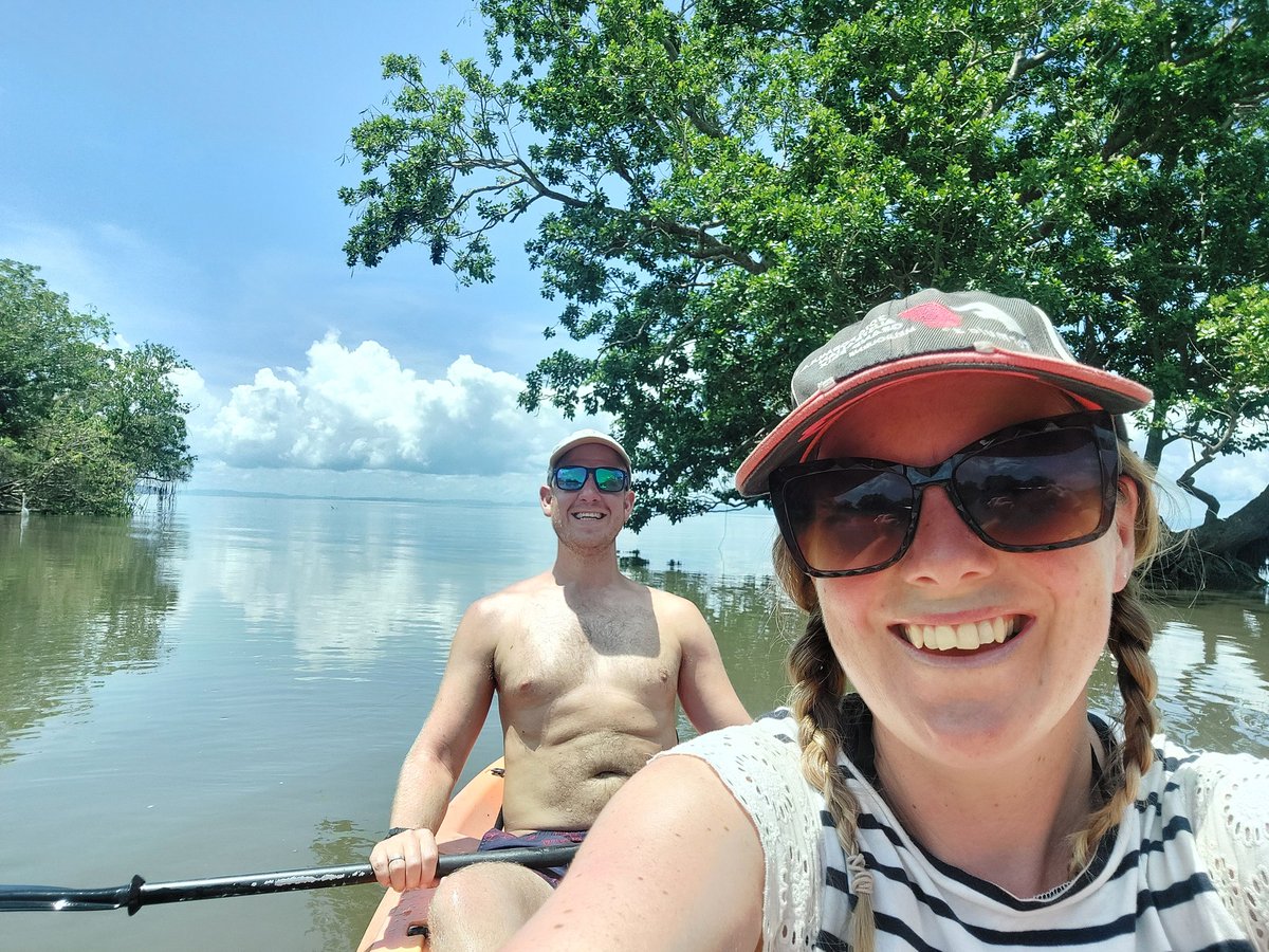 daveandbecca's tweet photo. Nicaragua really is "the land of lakes &amp; volcanoes"! 

The beautiful lake island of Ometepe is full of nature. We spent our days swimming in the lake, kayaking, bird &amp; wildlife watching 🐊🦦🐢🐒

#travelnicaragua #Nicaragua #nicaraguatravel #landoflakesandvolcanoes #ometepe https://t.co/wKzrseYaoi