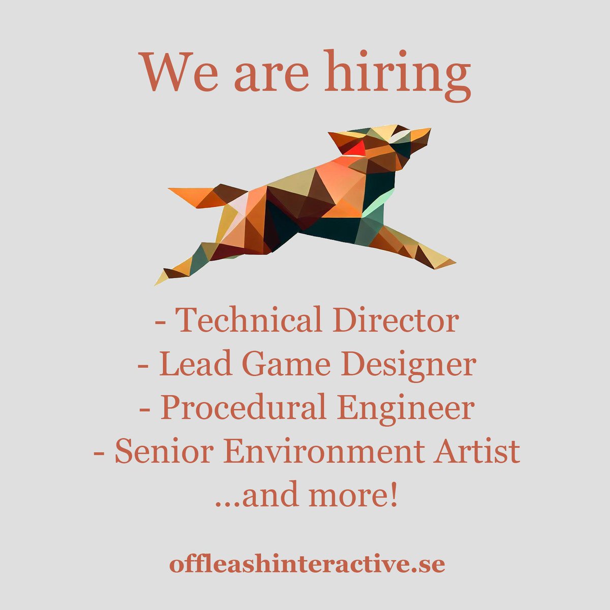 We are filling several roles on the team to work on our first game. Come join us!