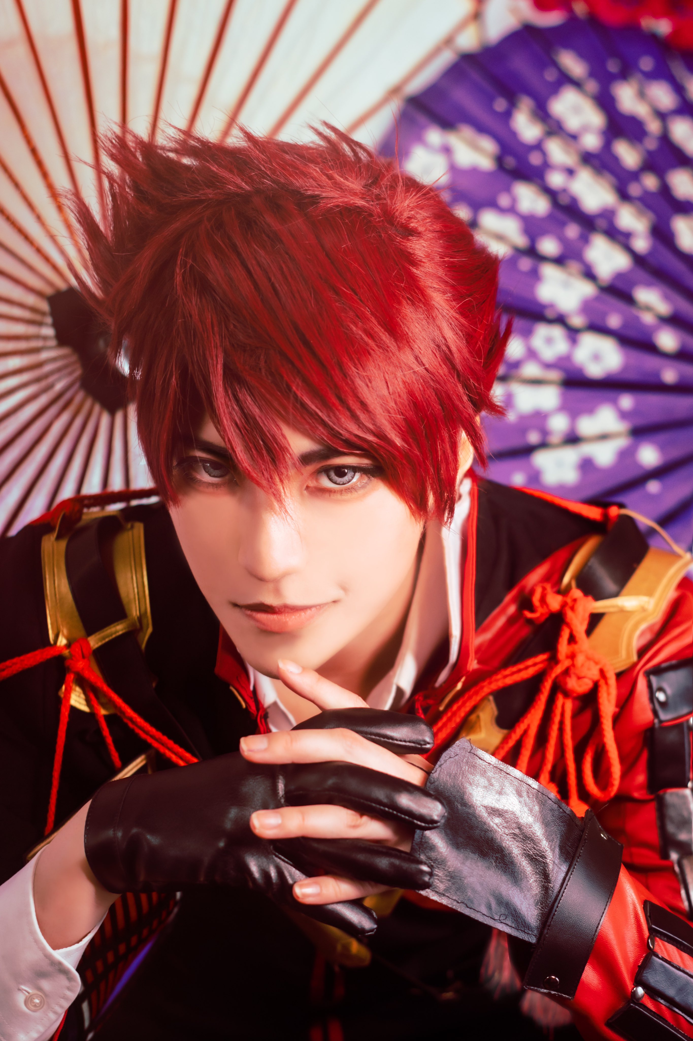 Amazon.co.jp: 刀剣乱舞 大包平 風 コスプレウィッグ +専用