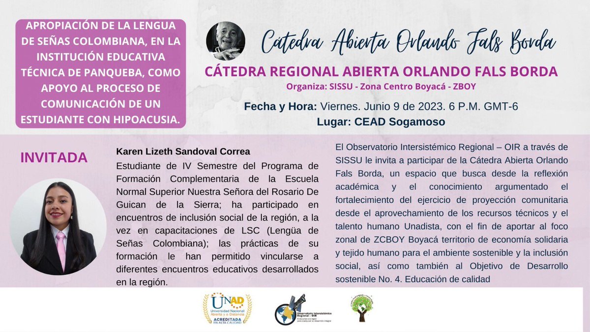 El OIR de las Regiones UNAD tweet media