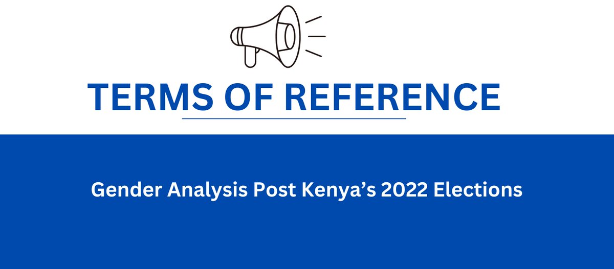 FAWEAfrica's tweet photo. Terms of Reference to Conduct a Gender Analysis Post Kenya’s 2022 Elections - https://t.co/7a1dCMUgEt https://t.co/lh3TxQWPuG