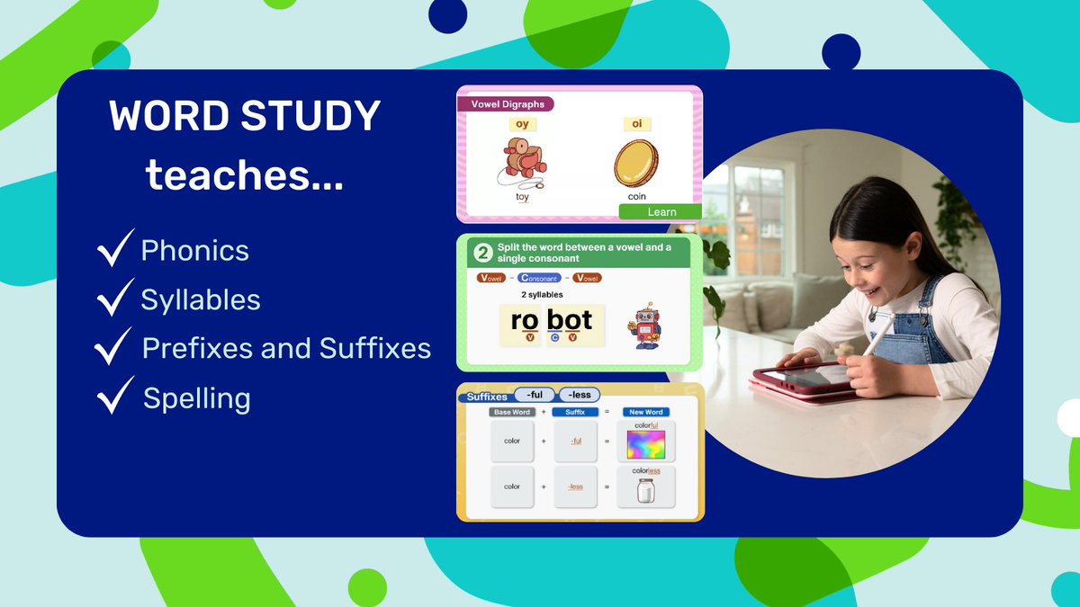 In Word Study, your child will learn grade-level words as they practice phonics, and vocabulary skills in a fun and effective way! #homelearning #edtech 

👉 smile-zemi.com