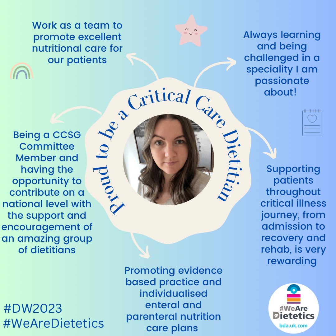 A little late but joining in with #DW2023 and why I’m proud to be a dietitian ❤️

Not dietitian-ing this week as I am recovering from surgery but all the inspiring content has been a welcome distraction 😊

#WeAreDietetics