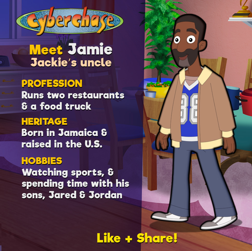 Jackie’s Grandma Jeanie may be retired, but she still cooks up delicious Jamaican dishes alongside Uncle Jamie! What are some of your favorite home-cooked meals?