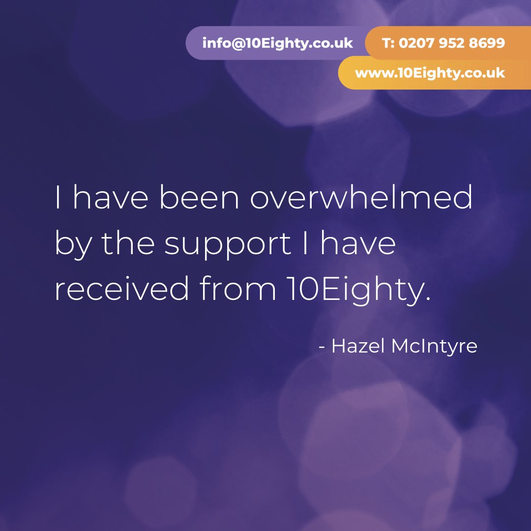 ❕' I have been overwhelmed by the support I have received from 10Eighty.' ❕

What more could we hope for? We pride ourselves on providing a first-class service, and receiving feedback like this helps us see how we're making a real difference!