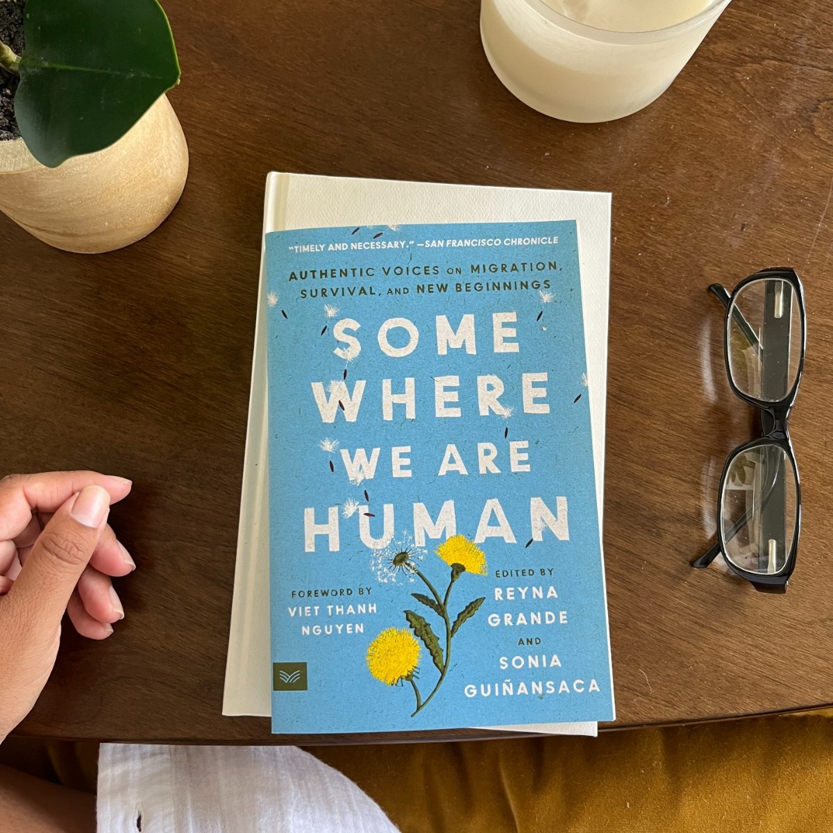 HarperVia (@harperviabooks) on Twitter photo ✨ Now in paperback: SOMEWHERE WE ARE HUMAN edited by <a href="/reynagrande/">Reyna Grande</a> and Sonia Guiñansaca (<a href="/theSoniaG/">Sonia Guiñansaca</a>) ✨
Pick up your copy of this unique collection of 41 groundbreaking essays, poems, and artworks illuminating what it is like to live undocumented today! ✨ Now in paperback: SOMEWHERE WE ARE HUMAN edited by <a href="/reynagrande/">Reyna Grande</a> and Sonia Guiñansaca (<a href="/theSoniaG/">Sonia Guiñansaca</a>) ✨
Pick up your copy of this unique collection of 41 groundbreaking essays, poems, and artworks illuminating what it is like to live undocumented today!
