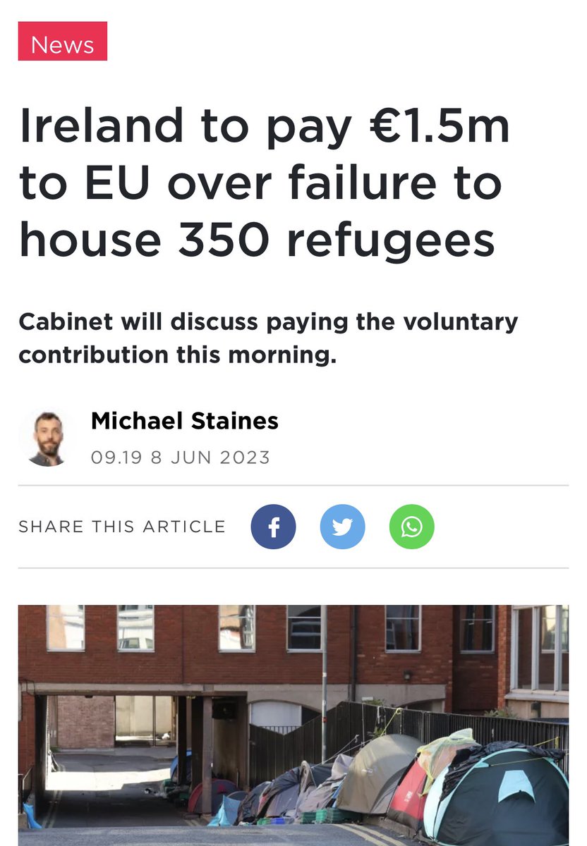 Our Gov has lost the plot

We’ve taken in around 100,000 refugees over the past year and half yet they decide to pay a voluntary contribution of €1.5 mi

Is there a leadership in the world that is more concerned with appearance & virtue signalling

They are not fit to govern