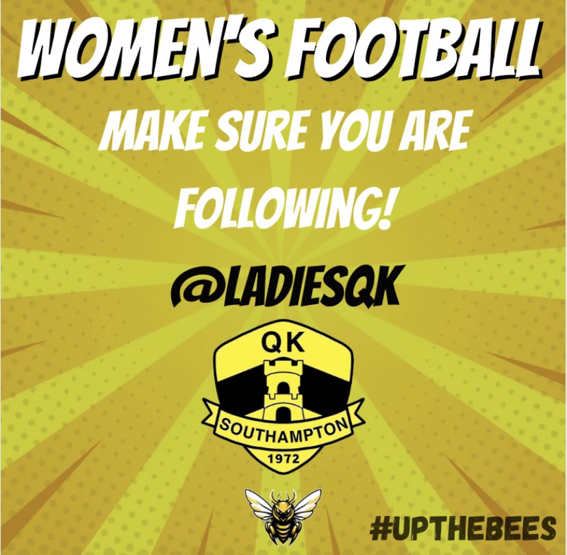 Make sure you are following our Women’s Team! 

Go check out their page for information on trials 💪⚽️
#UPTHEBEES🐝