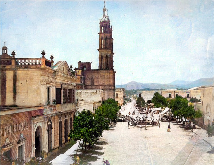 The center of Tepic, Nayarit, where the Retes Bookstore is located
