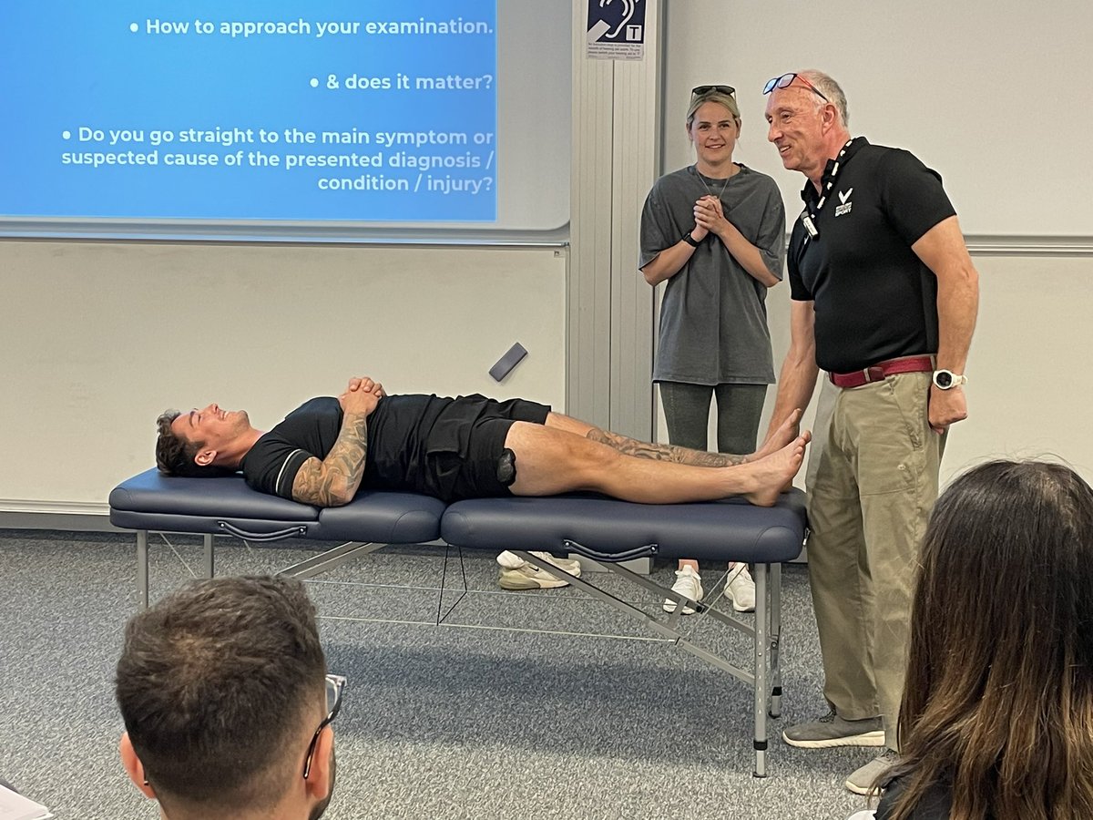 BathSEM_SPY's tweet photo. What a stimulating day yesterday for our Sports Physio MSc students with experienced Olympic &amp; Paralympic Physios @GordonBosworth9 &amp; Pat Dunleavy (GB Rowing), plus Karl Monahan @prostatitishelp &amp; Claire Fitzpatrick talking about pelvic health! #thinkoutsidethebox #alwayslearning https://t.co/uKeLN27t5Y