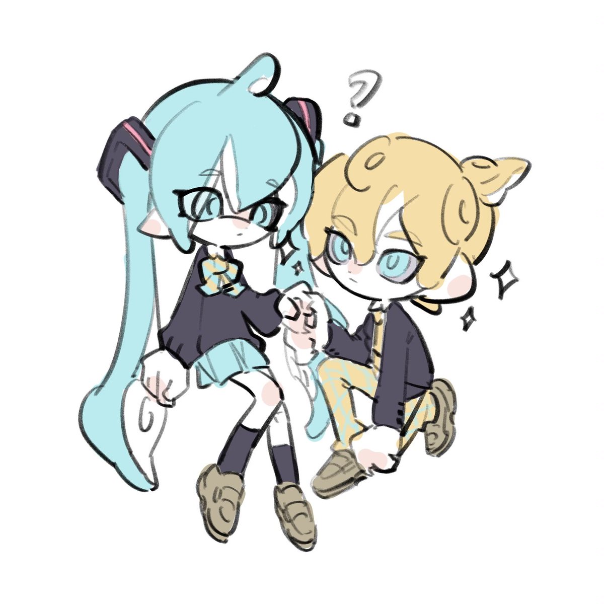 Fippi111's tweet photo. ☺️���💖#Splatoon #mikulen https://t.co/Y3axxsQ76g
