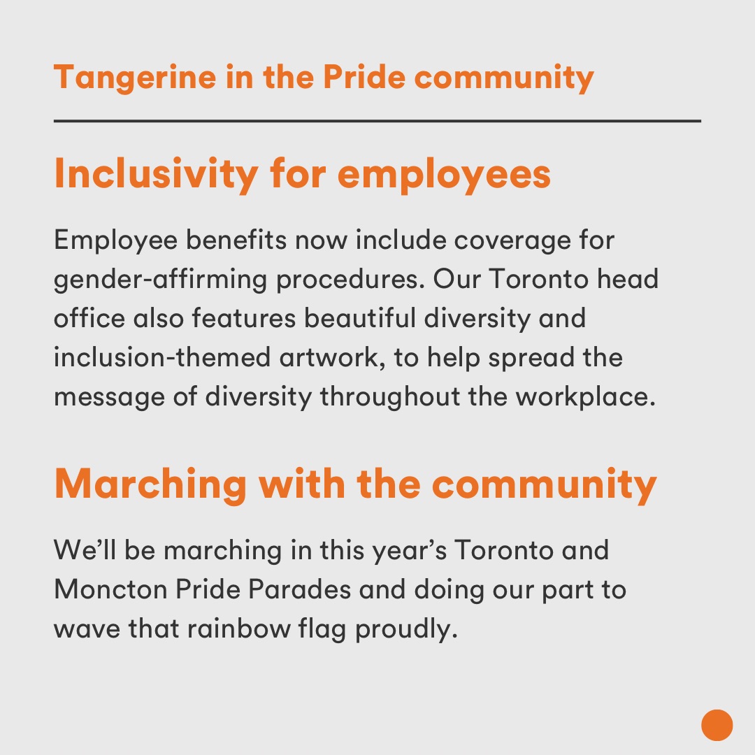 There’s still plenty of work to do, but here are a few things we’re currently doing to support the Pride community.

bit.ly/3oRr75Q