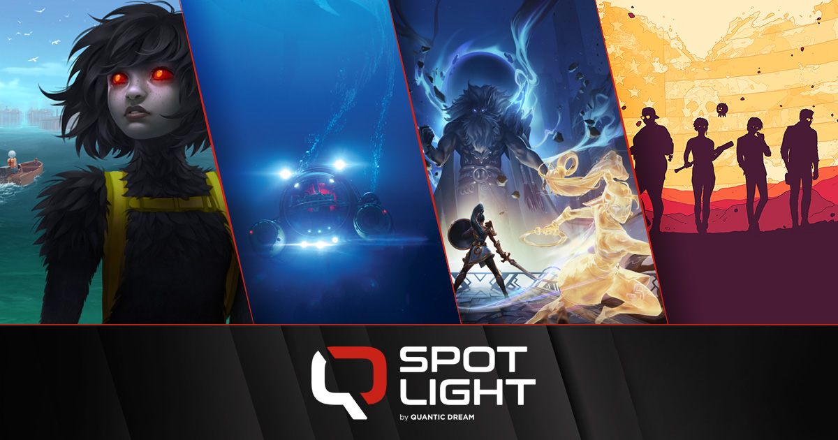 Quantic_Dream's tweet photo. Yesterday at #SummerGameFest opening night, we revealed the new trailers for #UnderTheWaves and #Lysfanga: The Time Shift Warrior. 

Learn more HERE: https://t.co/gCZk628Ktz

#SpotlightByQuanticDream https://t.co/RJe8kaueVu