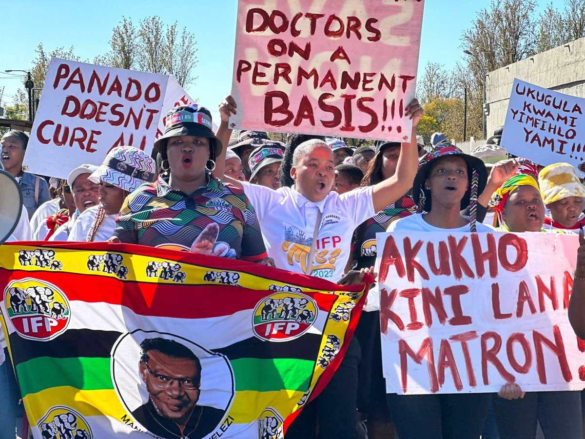 stumzaa_tm's tweet photo. Today the grievances of the community were heard &amp; this is not the last Jabavu Clinic will see of us. The IFP will continue to champion and put the needs of the people first &amp; we will not only be their voice but will always act on their behalf whenever we are called &amp; needed. https://t.co/YbASKhkthe