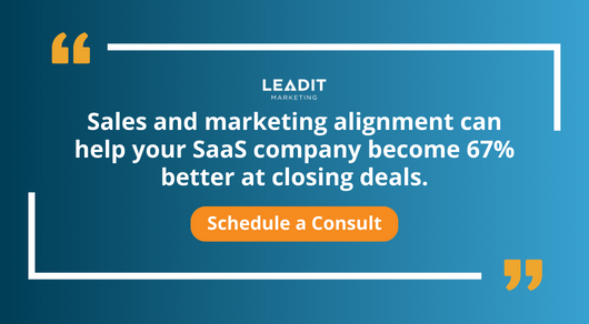 Sales and marketing alignment can help your SaaS company become 67% better at closing deals.

The more you know, the more you grow. Schedule a consultation with one of our expert B2B SaaS marketers to help us grow your company.

calendly.com/leaditmarketin…

#MarketingStrategy
