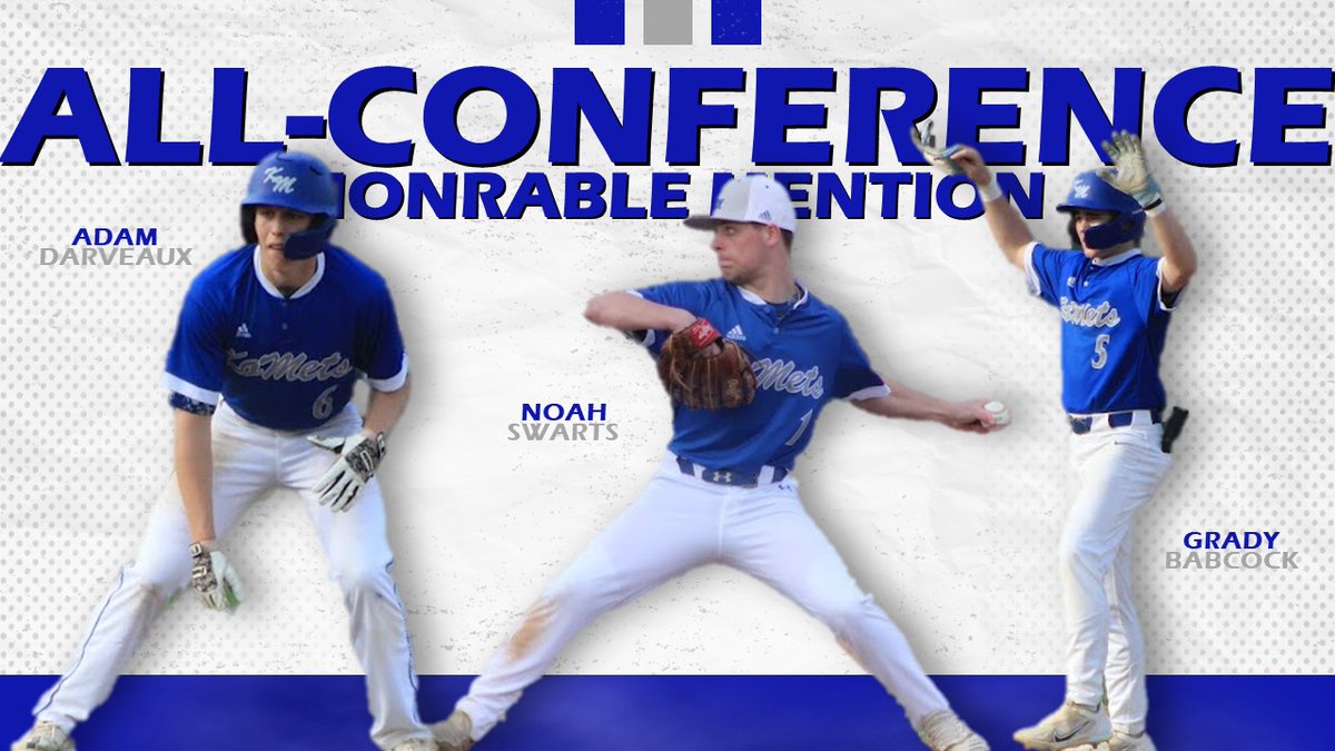 Congratulations to Adam Darveaux, <a href="/Noah_Swarts/">Noah Swarts</a>, and <a href="/GradyBabcock/">Grady Babcock</a> and being named HVL All-Conference Honorable Mention!