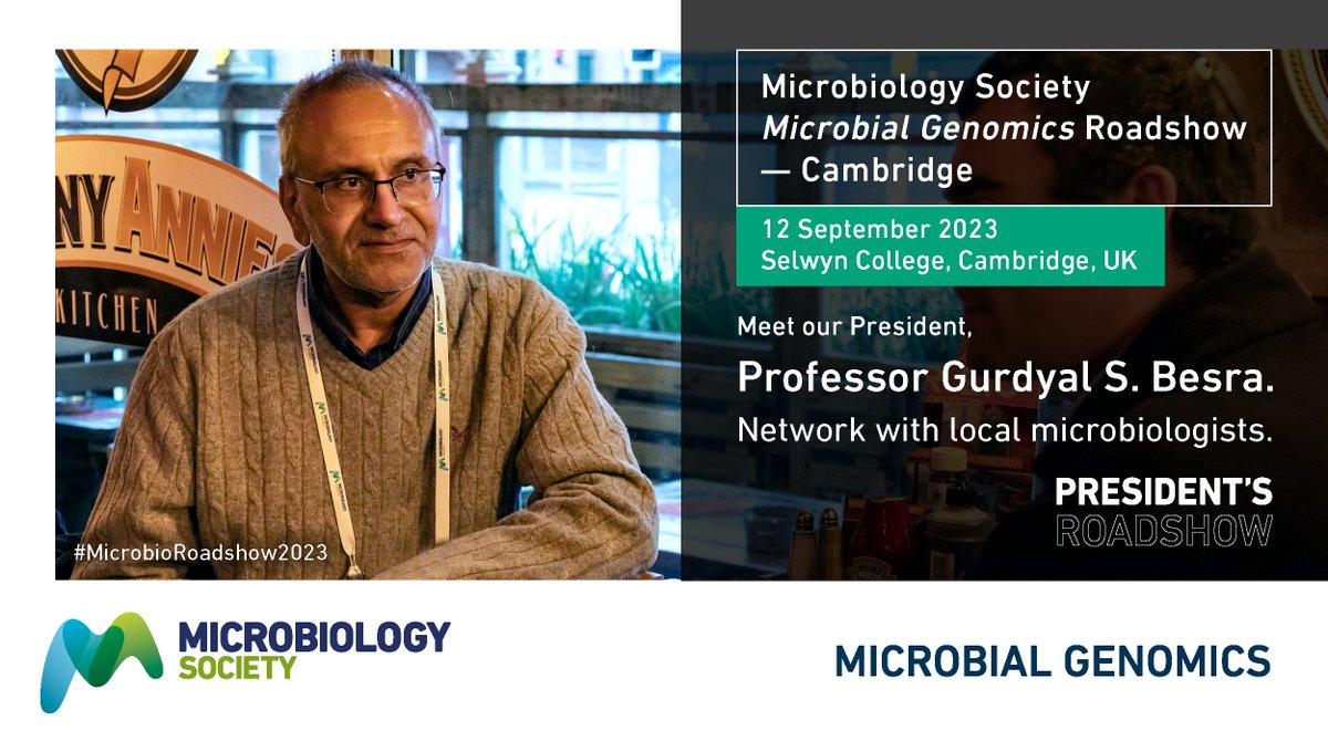 MicrobioSoc's tweet photo. Join our organisers, @BenyeiEva @Josie_M_B @sheppard_lab and @julienisking at the Cambridge #MicrobioRoadshow2023 in September and find out more about how you can get involved with the Society:https://t.co/NQskJhHDIh
#MicrobioGetInvolved https://t.co/2ZJxVjTTpM