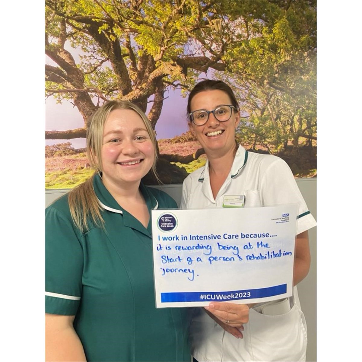 LancsHospitals's tweet photo. On day six of #ICUWeek, we have three members of the #CriticalCare team at Lancashire Teaching Hospitals, and why they love to work in #IntensiveCare https://t.co/kXunITEWyF