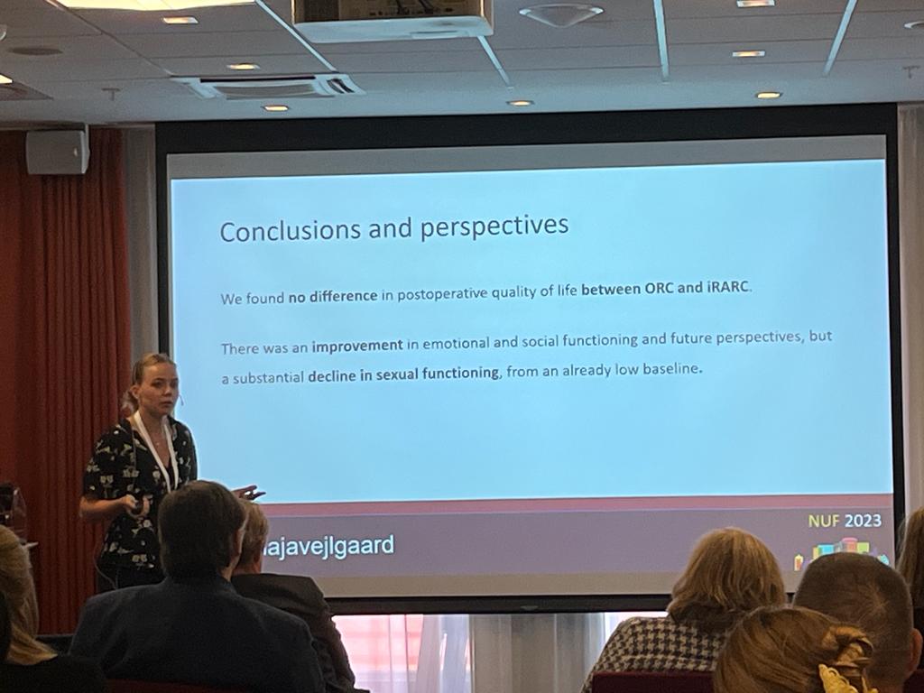 Yesterday @majavejlgaard presented two studies on bladder cancer at the @nuf2023 meeting in the fantastic Bergen 🌞 @andreasroder1 @HeinStroomberg @doculla