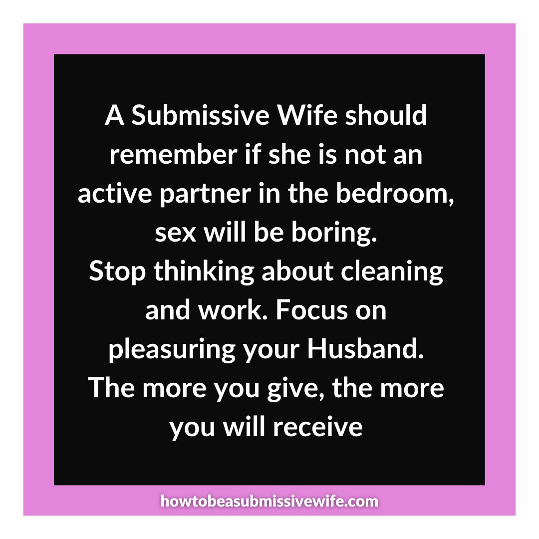 How To Be A Submissive Wife on X photo