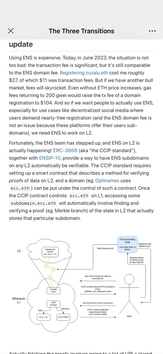 zknsdomains's tweet photo. 🌟We have provided the awesome feature in May. 
Our .zk domains is fully ERC-3668 compatible. 

Go ahead and give it a spin by using those .zk domains on Ethereum. If you own the domain of niceday.zk, you can use niceday.zkns.eth on Ethereum. 
 
🚀 #zkns #zkSync built by @star_protocol