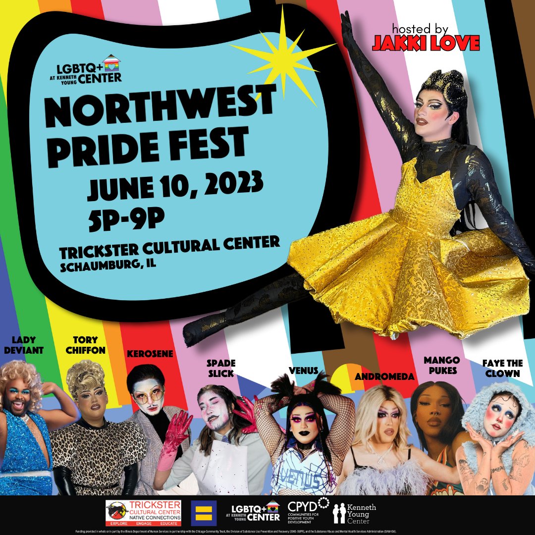 THIS SATURDAY! You don't want to miss Northwest Pride Fest & you especially don't wanna miss our fabulous drag show full of amazing performers from all over the Chicagoland area 🌈 

See ya there 💖

...

#LGBTQ #LGBTQIA #drag #dragshow #lgbtqchicago #chicagoevents