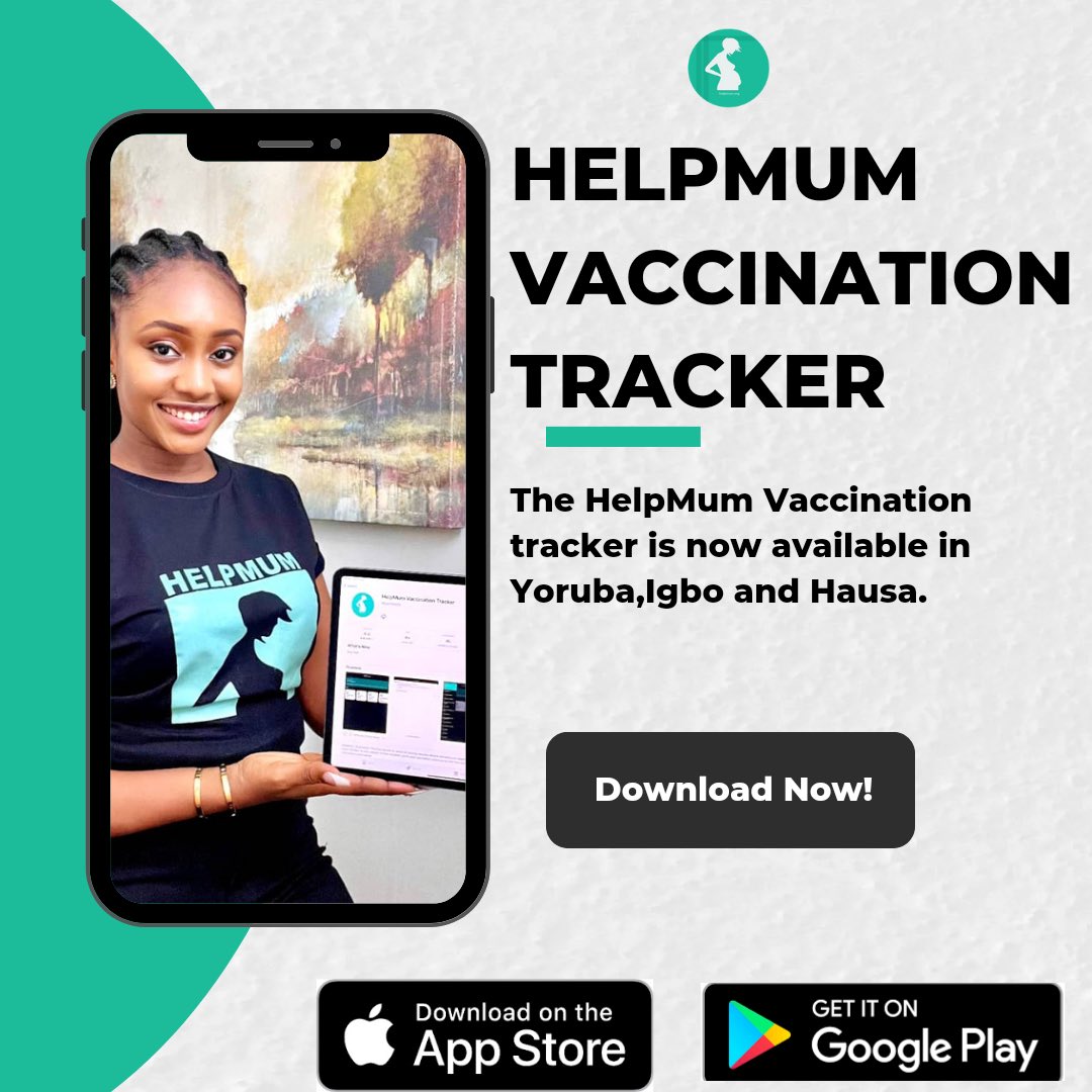 helpmum_ng's tweet photo. We are thrilled to announce that the HelpMum  Vaccination Tracker is now available in three additional preferred languages: Igbo, Yoruba, and Hausa. Our decision to include these languages stems from our commitment to overcoming language barriers and ensuring that all Nigerian mothers, regardless of their location in the northern, south eastern, or south western parts of Nigeria, can easily utilize the HelpMum Vaccination Tracker.

The HelpMum Vaccination Tracker plays a vital role in assisting thousands of nursing mothers in monitoring their children's immunization schedules, thus helping to prevent vaccine-related diseases. We are incredibly excited about this significant milestone, as it means that HelpMum Vaccination Tracker can now be accessed by every mother in Nigeria, regardless of the language they speak.

If you happen to know any nursing mother, we kindly request you to share the following link with them. They can download our HelpMum Vaccination Tracker app from either the Google Play Store or the App Store (iOS) using the link in our bio

Thank you.