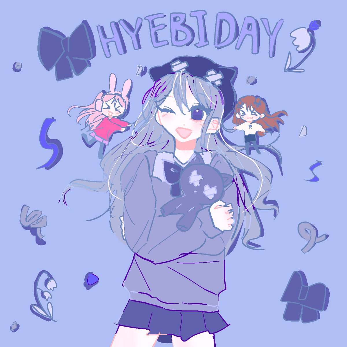 #여름의_시작을_알리는_뱁새의_노랫소리 #HAPPY_HYEBI_DAY 
혜비님 생일축하드려요🎂🥳🎉❤️