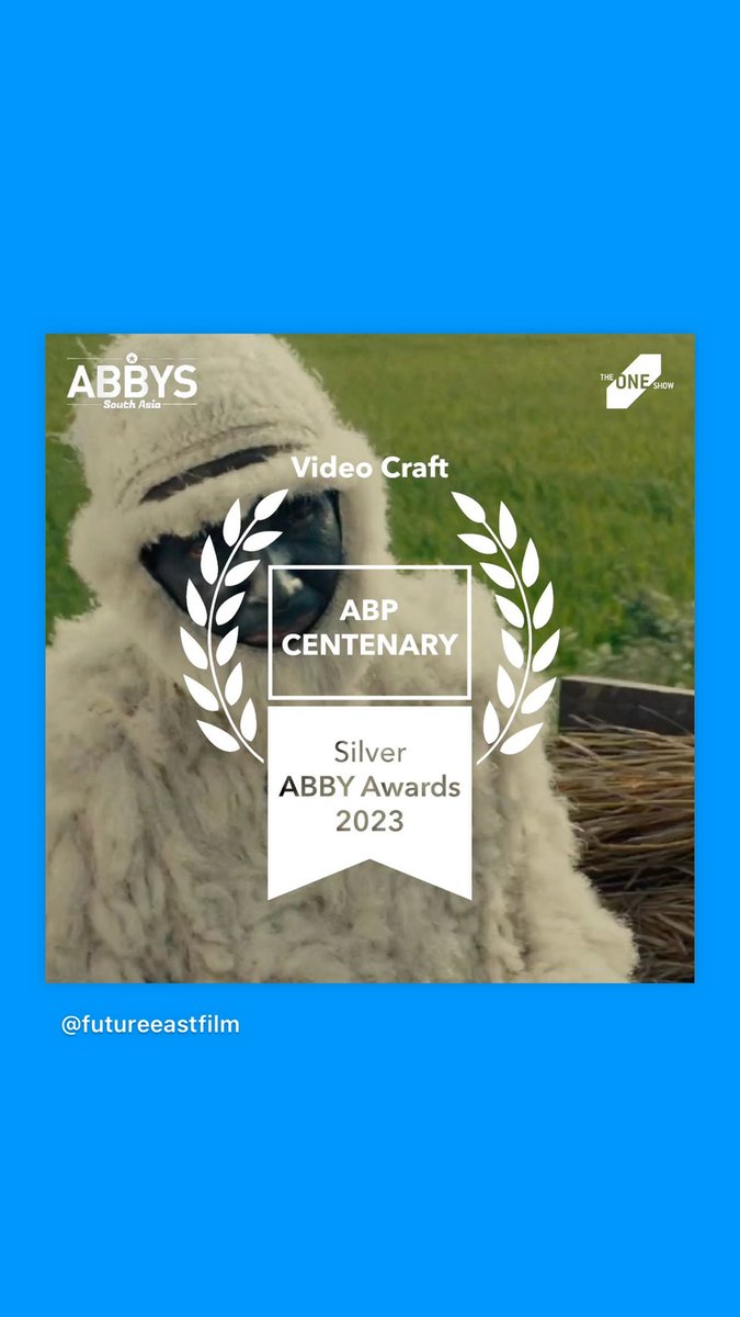 Our campaign film celebrating 100 years of the Anand Bazaar Patrika Group, picks up 2 ABBYS!!

Directed by Ashim Ahluwalia at Future East
Congratulations team!!