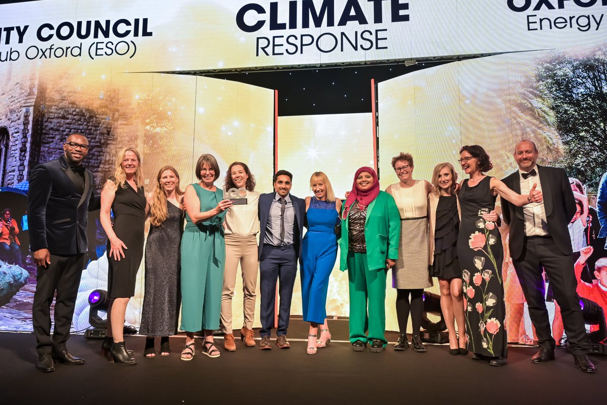 We're so proud that @ESOxford won the Climate Response category prestigious @LGCAwards last night 🏆🎉! The transformational partnership project was praised as an 'exemplar of a best practice” by judges. Find out more ⬇️ oxford.gov.uk/news/article/2…