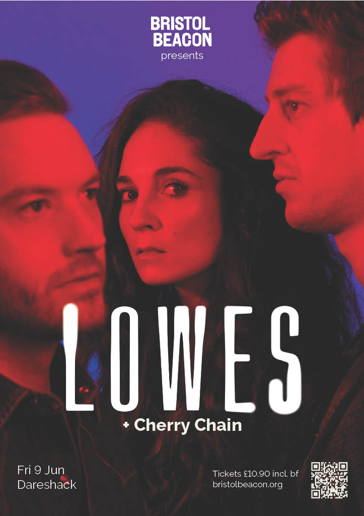 Support for @wearelowes comes from local five-piece Cherry Chain, established as major figures within the Bristol underground scene thanks to their enigmatic blend of slowcore and dream pop 🍒 Performing tonight at @dareshack Remaining tickets: bit.ly/3qzdyse