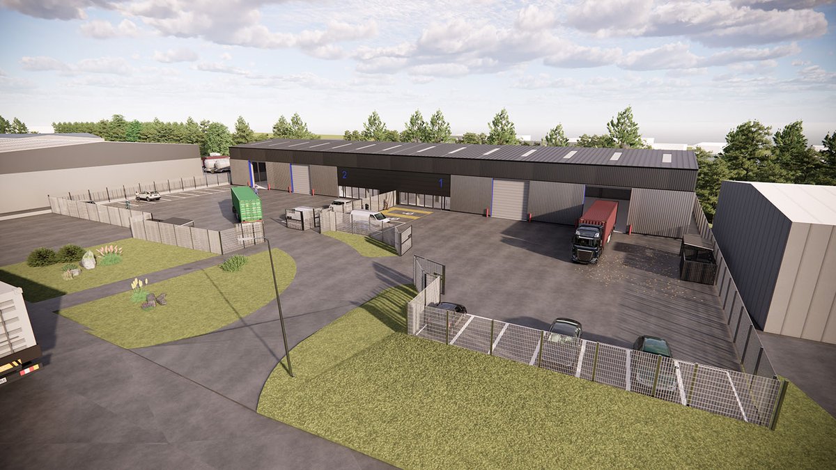 block9architect's tweet photo. Planning success achieved for a large industrial site in Cumbernauld #Scotland. Detailed consultation of the development with various authorities and our own industry experts owed to the positive response. 
You can read more about the story here:
https://t.co/93FBCkVyK6  #design https://t.co/sIXh8RQKGa