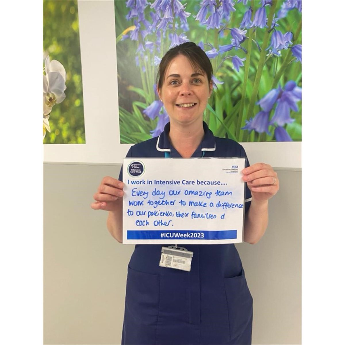 LancsHospitals's tweet photo. On the final day of #ICUWeek, we have another three members of the #CriticalCare team at Lancashire Teaching Hospitals, who put their thoughts on quote cards on what working in #IntensiveCare means to them.

#IntensiveCareWeek @ICS_updates https://t.co/I2EE0Df5oS