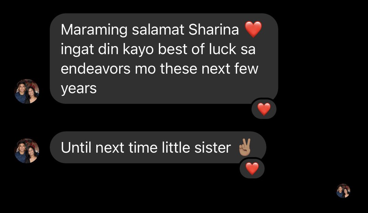 shaaapoepoe's tweet photo. Perks of being the girl bunso. Kahit na 26 nako never nila inisip na matanda na ako. Huhu! 🥹😭 Love you kuya! See you soon! 💕❤️ https://t.co/S7fFLOr68b