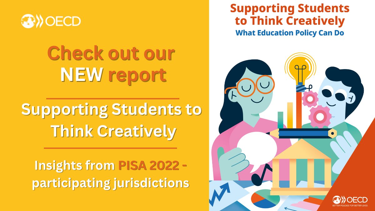 How can education systems ensure that all young people can develop &amp; strengthen their creative💡thinking skills as part of their formal education?

Find out here👉shorturl.at/hGL27