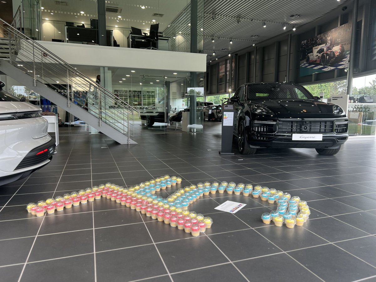 And also a thank you to @porsche_gb for the beautiful cupcakes to help celebrate the momentous occasion! 

#porschechester #thereisnosubstitute #porsche #porschemoments #porschelove #porschestyle #porschedesign #porschelife #75yearsofporsche #75years #concept #sportscartogether