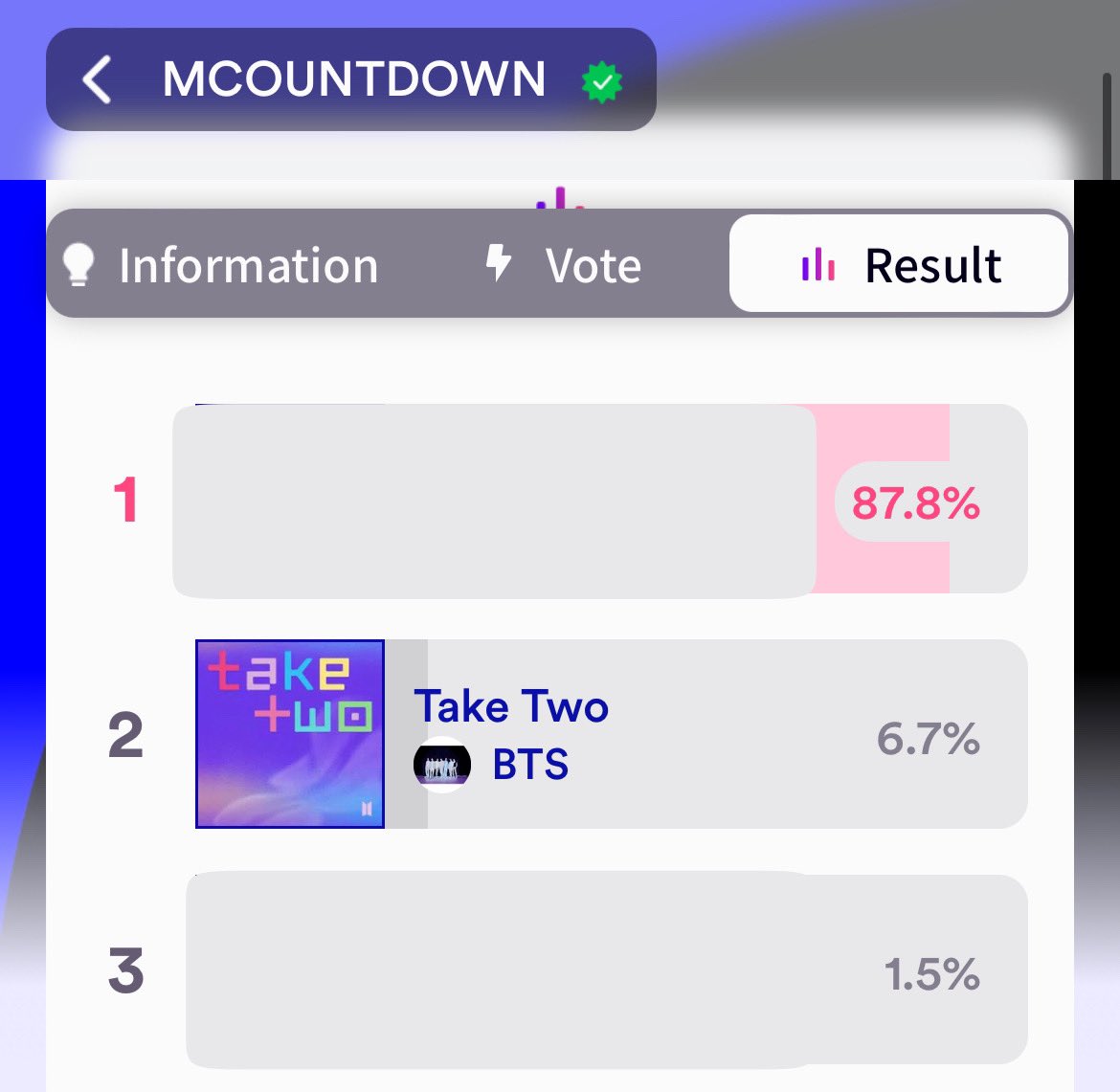 Vote BTS’ Take Two on Mcountdown! 📍 mnetplus.world/community/vote…