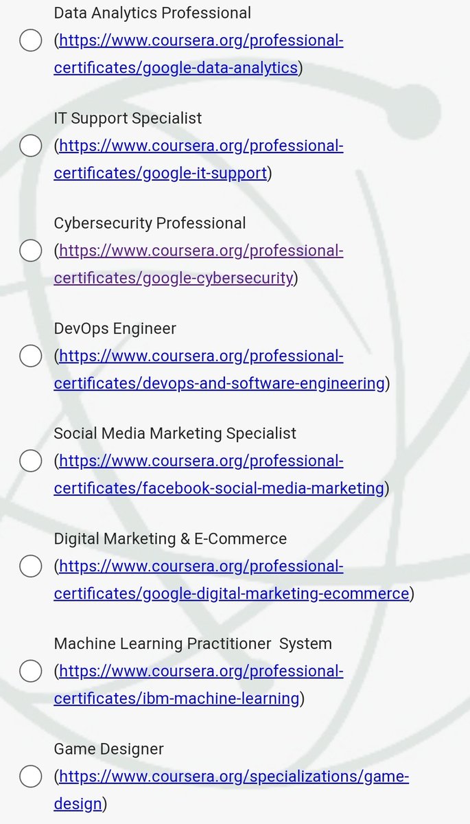 teneikaask_you's tweet image. This is a great opportunity for Nigerians interested in Tech. You can get two certificates and discounts on certifications.

Sponsored by NITDA 🎉

You can get access to Cyber, Data, Software Engineering, Cloud, Gaming, UX, DevOps, AI/ML, Marketing &amp;amp; more!
forms.office.com/Pages/Response…