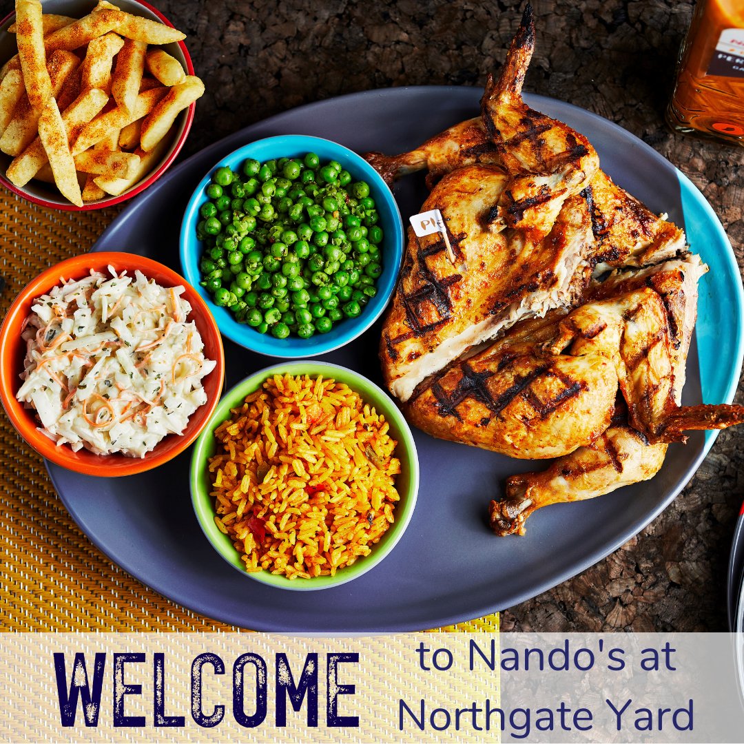 Nando's is now OPEN!🥳🐔

The news we know you have all been waiting for, head down to Northgate Yard and enjoy your favourites from the menu TODAY! 

<a href="/NandosUK/">Nando's</a>  <a href="/SomersetCouncil/">Somerset Council</a> 

#northgateyard #nandos #bridgwater
