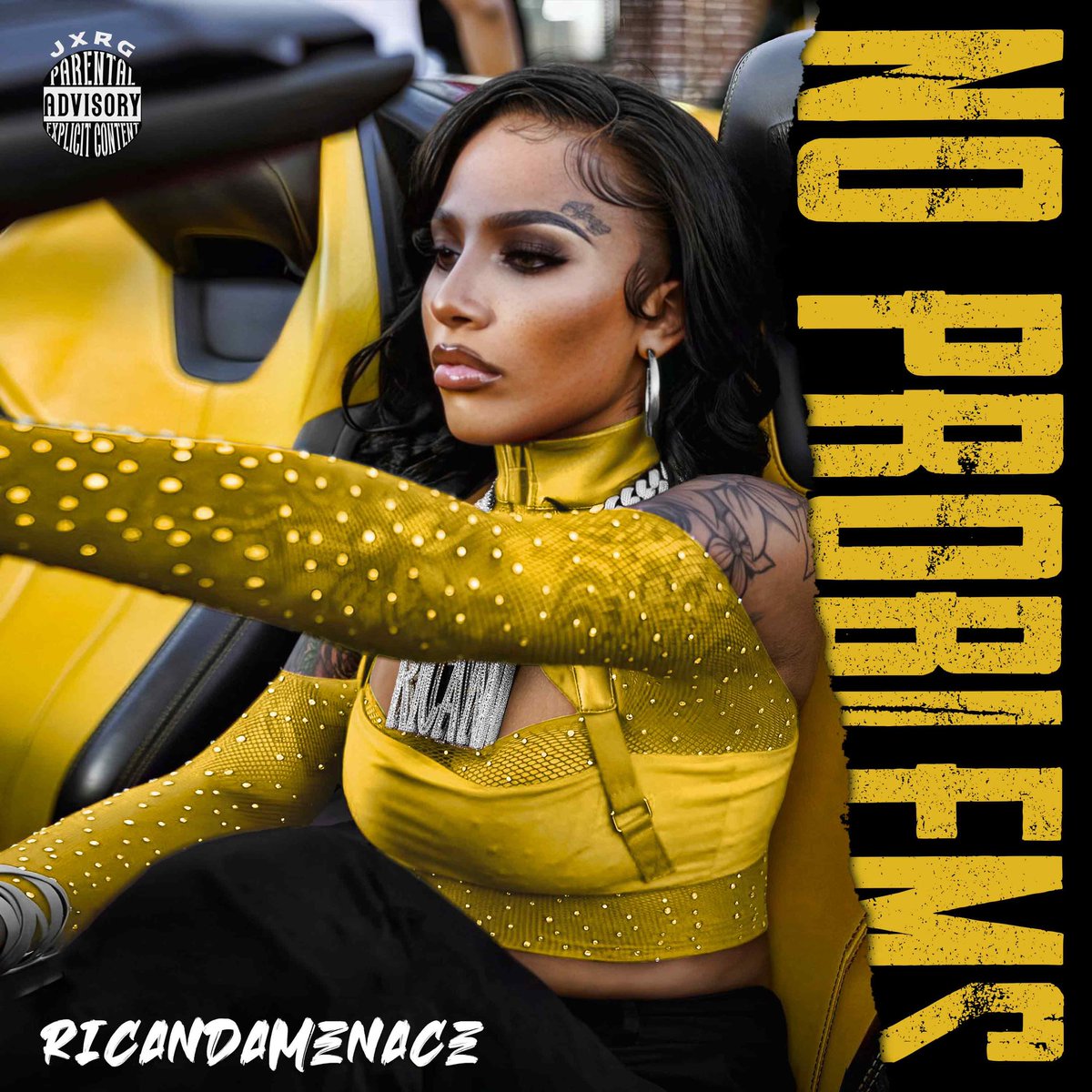 jxrgraphics's tweet photo. New cover art concept for @ricandamenace1 single “No Problems”. #singlecover #coverartdesigner #ricandamenace #albumcover #mixtapecover #buvision #graphicdesigner https://t.co/3a2B0iyiRZ