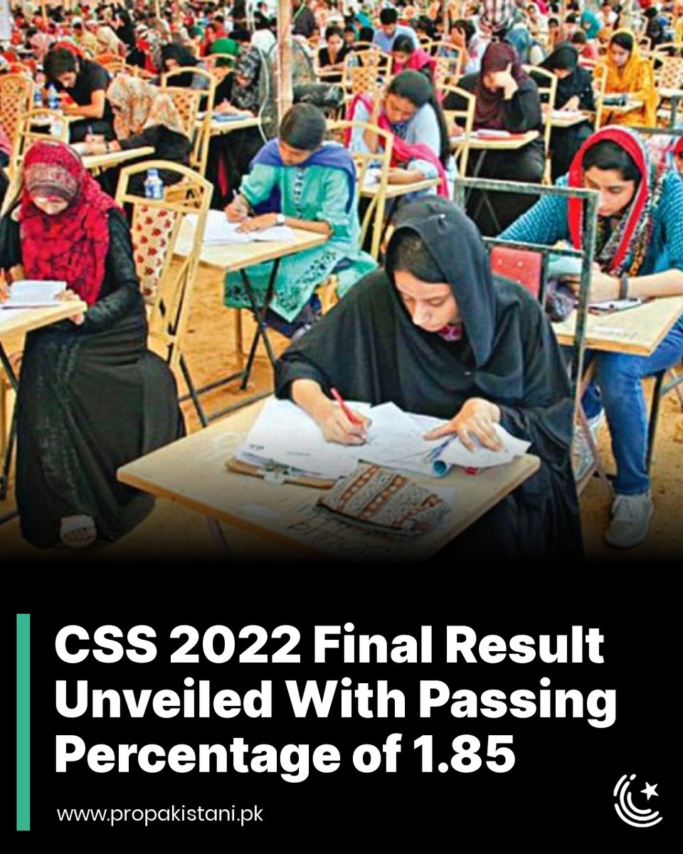 ProPakistaniPK's tweet image. Talha Rafiq from Punjab secured the top position.
Read More: propakistani.pk/2023/06/09/her…
#css2022 #cssresult #css2022result #cssfinalresult